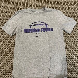 Nike Gray TCU Horned Frogs Football T-Shirt